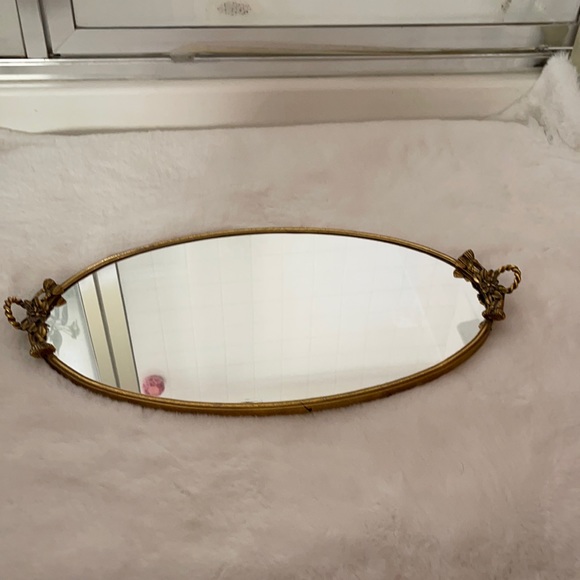 Stylebuilt Vanity Mirror Mid Century 60’s 24k Gold Plate - Picture 3 of 8